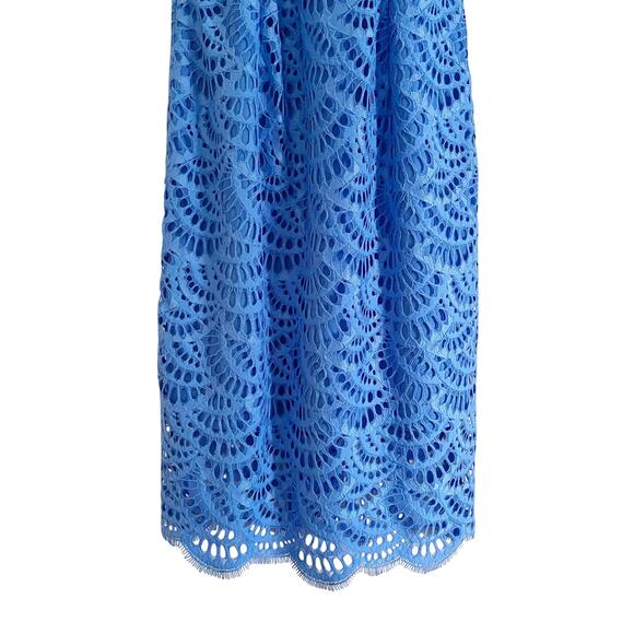 LILLY PULITZER Kenna Lace Dress Bennet Blue 0 - Picture 6 of 11